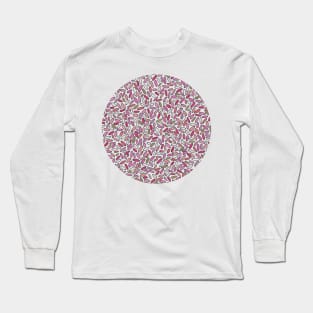 Confetti in Pink Long Sleeve T-Shirt